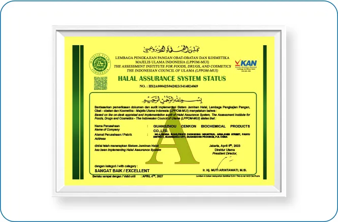 Halal-certified manufacturing
